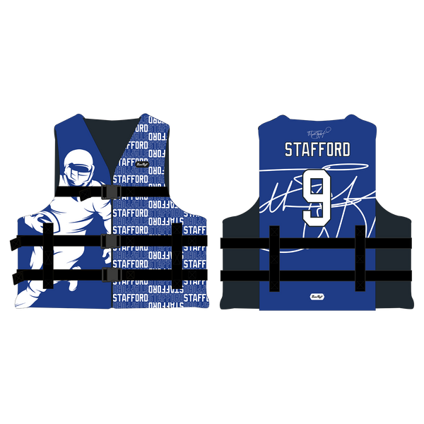 Matthew Stafford Signature NFL Inflatable Life Jacket