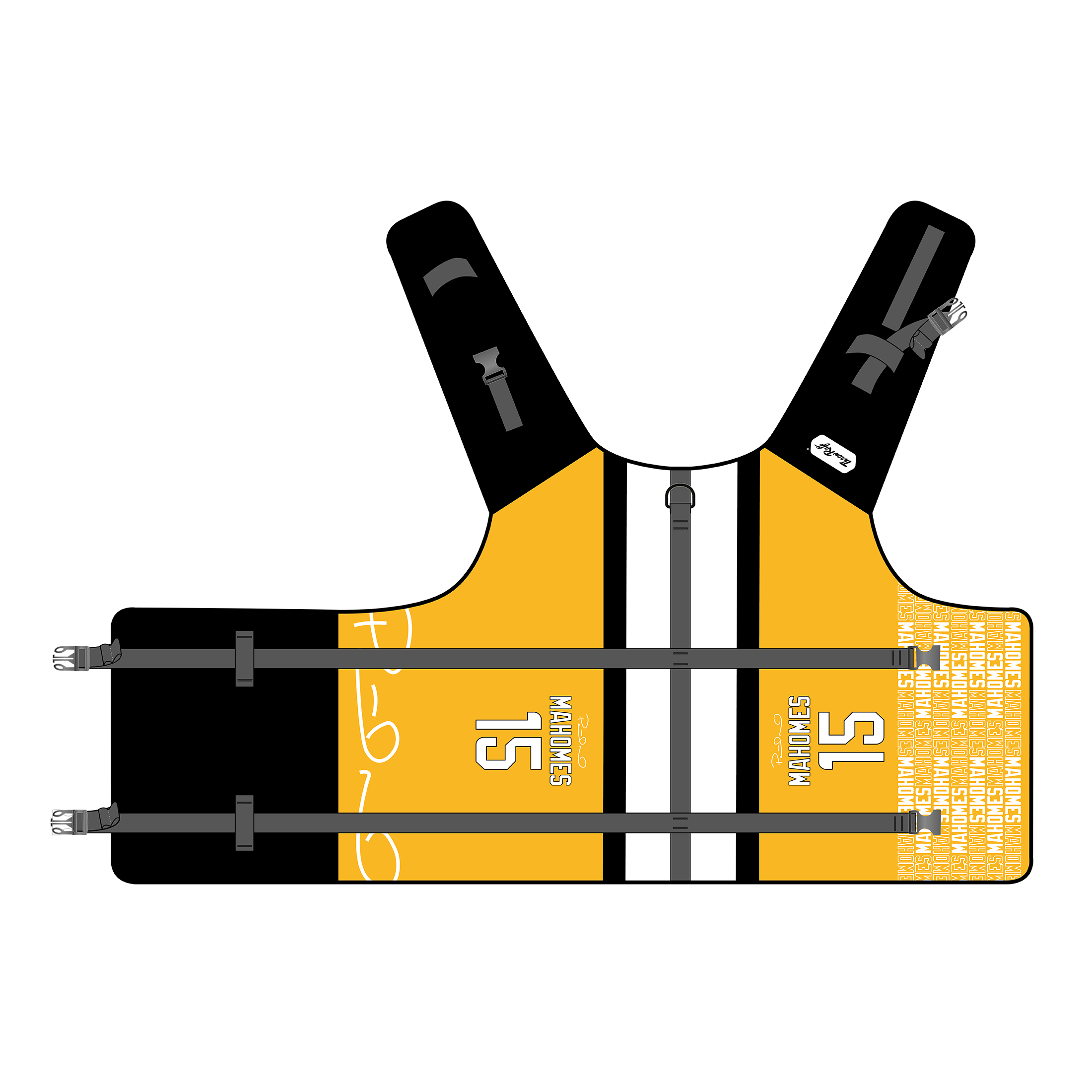 Patrick Mahomes Signature NFL Adult Life Jacket - ThrowRaft