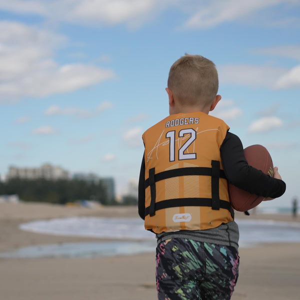 Patrick Mahomes Signature NFL Inflatable Life Jacket - ThrowRaft